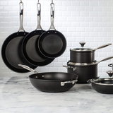 Frigideira Antiaderente Le Creuset Rasa 30 cm Sem Alça Sem Tampa Matte Black