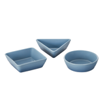 Set 3 Mini Pratos de Tapas Formatos Le Creuset Azul Chambray
