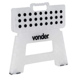 Banqueta Plástica Dobrável Vonder Altura 22 cm