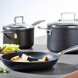 Frigideira Antiaderente Le Creuset Rasa 30 cm Sem Alça Sem Tampa Matte Black