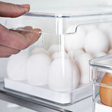 Organizador de Ovos com Tampa Clear Fresh