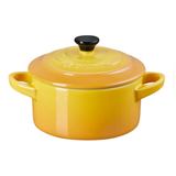 Mini Cocotte Le Creuset Caçarola Redonda de Cerâmica 250 ml Amarelo Nectar