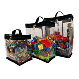 kit Organizador de Brinquedos Preto com 3 Unidades Organon