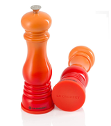 Set 2 Tampas de Silicone Moedores Pimenta e Sal Le Creuset Laranja Flame