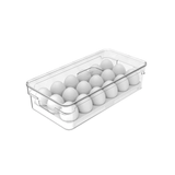 Organizador de Ovos com Tampa Clear Fresh