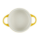 Mini Cocotte Le Creuset Caçarola Redonda de Cerâmica 250 ml Amarelo Nectar