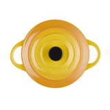 Mini Cocotte Le Creuset Caçarola Redonda de Cerâmica 250 ml Amarelo Nectar