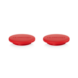 Set 2 Tampas de Silicone Moedores Pimenta e Sal Le Creuset Vermelho Cerise