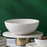 Bowl Tigela Redondo de Cerâmica Premium 24 cm Le Creuset Branco