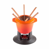 Fondue Gourmand Le Creuset Panela de Ferro Laranja Flame