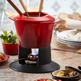 Fondue Gourmand Le Creuset Panela de Ferro Laranja Flame