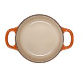 Panela Redonda de Ferro Fundido 14cm Le Creuset Signature Laranja Flame