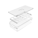 Organizador de Ovos com Tampa Clear Fresh
