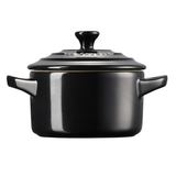 Mini Cocotte Le Creuset Caçarola Redonda de Cerâmica 250 ml Preto Onyx