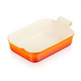 Travessa Retangular Heritage 26cm Le Creuset Laranja Flame