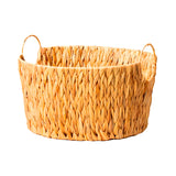 Cesto de Fibra Natural Seagrass Com Alça 38x20cm