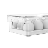 Organizador de Ovos com Tampa Clear Fresh