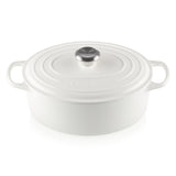 Panela Ferro Fundido Oval 31 cm Le Creuset Signature Branco