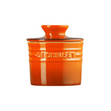 Manteigueira Francesa Le Creuset Cerâmica Premium Laranja Flame