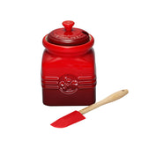 Pote para Geleia com Espatula 450ml Le Creuset Vermelho Cerise