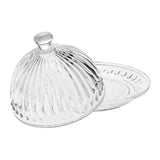Queijeira de Cristal De Chumbo Com Tampa Empire 20cm