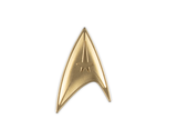 Pegador Starfleet Delta Star Trek Ferro Fundido