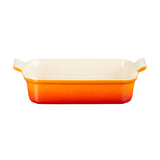 Travessa Retangular Heritage 26cm Le Creuset Laranja Flame